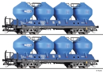 Tillig 01114 - TT - 2-tlg. Set Staubsilowagen NHN spol. s.r.o., ČD, Ep. V